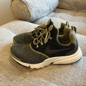 Nike Black and Olive Sneakers